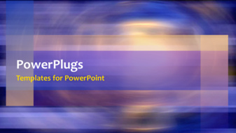 PowerPoint Template - An abstract background